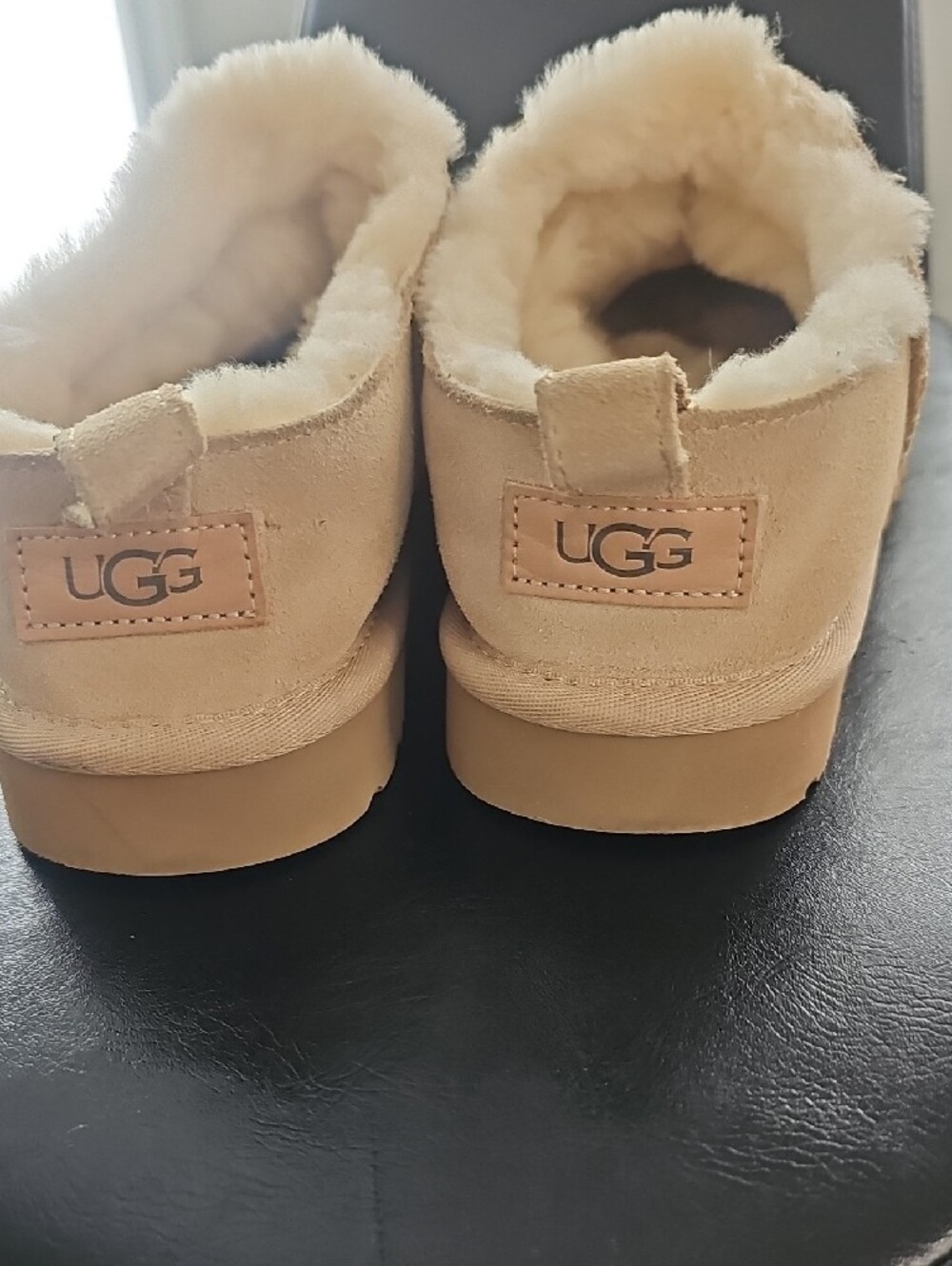 UGG Women's Slip-On Shearling Clog - Light Tan - Picture 9 of 9